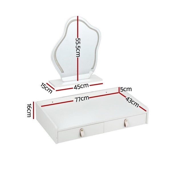 Dressing Table Floating Led White Daphne Carousel 2