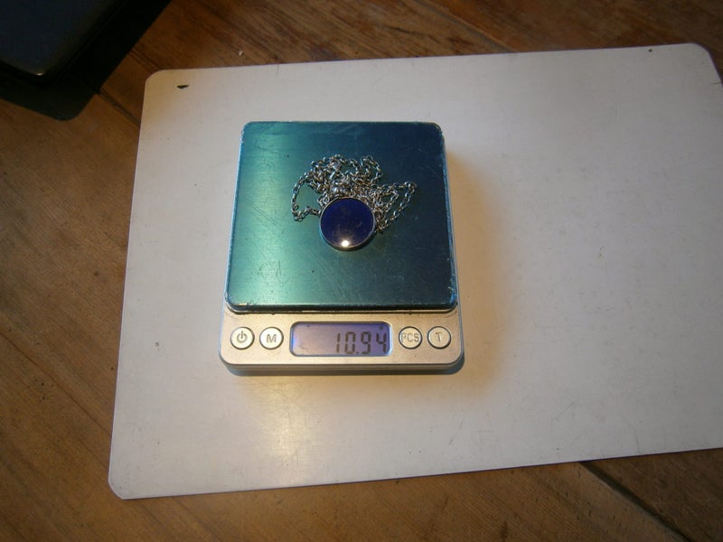 VTG. STG SILVER LOCKET ON STG.BELCHER CHAIN Carousel 5