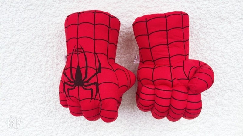 Infinity Superhero spiderman Gloves Boxing Gloves Smash Hands Big Plush-#CX010 Carousel 1