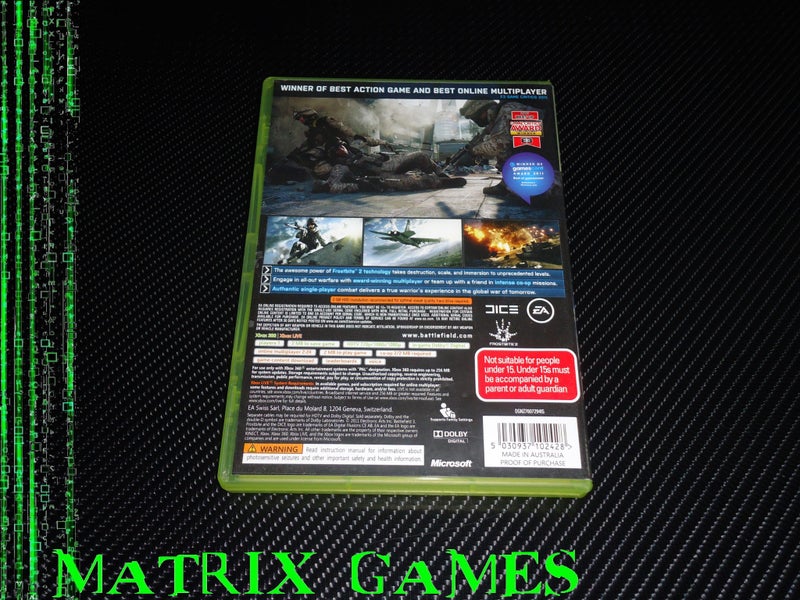 Battlefield 3 (Xbox 360, Xbox One, 2011) Carousel 2