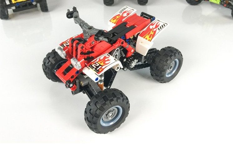 Blocks Toy Red Quad Bike (Lego Compatible Bricks) - Great Price Carousel 2