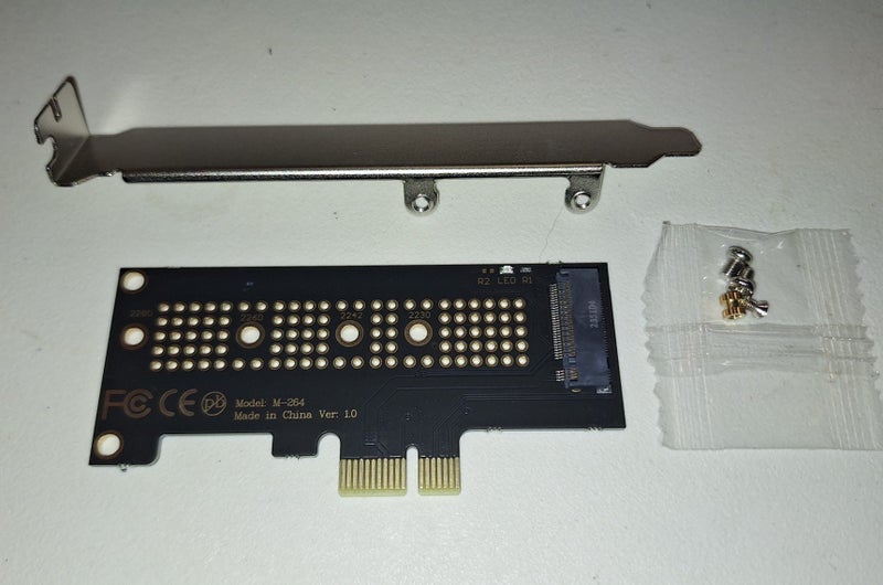 NVMe PCIe M.2 NGFF SSD To PCI-E X1 Adapter Card Carousel 1