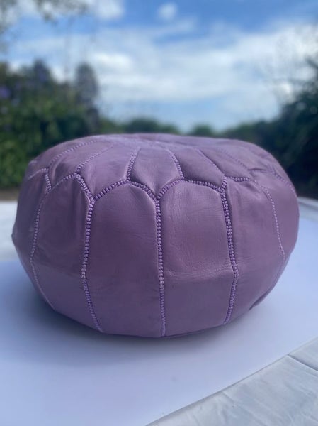 PREMIUM Handcrafted Moroccan Leather Pouf Carousel 4