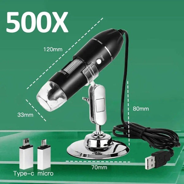 1600X Digital Microscope Camera 3in1 Type-C USB Portable Electronic Micro CHK12N Carousel 1