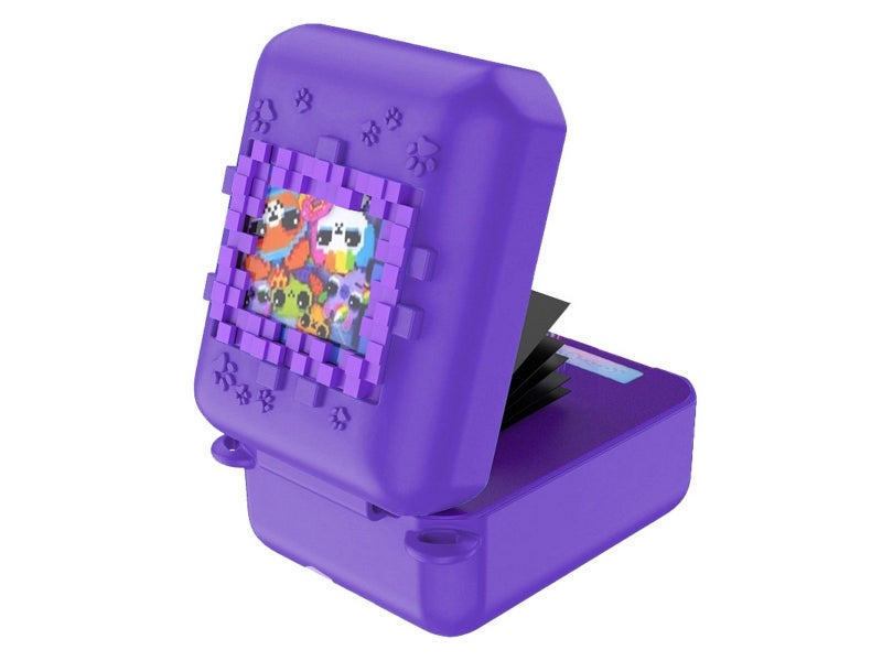 1Pc Silicone Case for Bitzee Interactive Digital Pet with Lanyard - Purple Carousel 2
