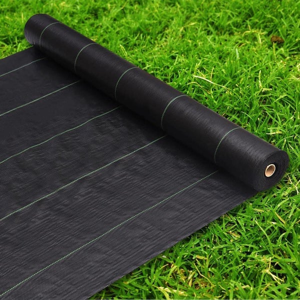 Horridge Weed mat Cloth 2.0 metre x 80 metre 80gsm Woven UV - Black Carousel 1