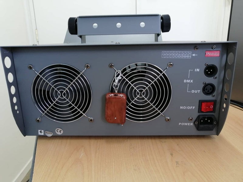 Pro Super Bubble Machine- Metal case + Wireless Remote + DMX Carousel 2