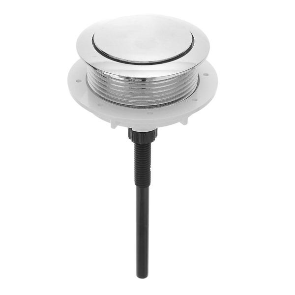 1pc Toilet Tank Dual Push Button Round Toilet Water Tank Cover Push Button Carousel 1