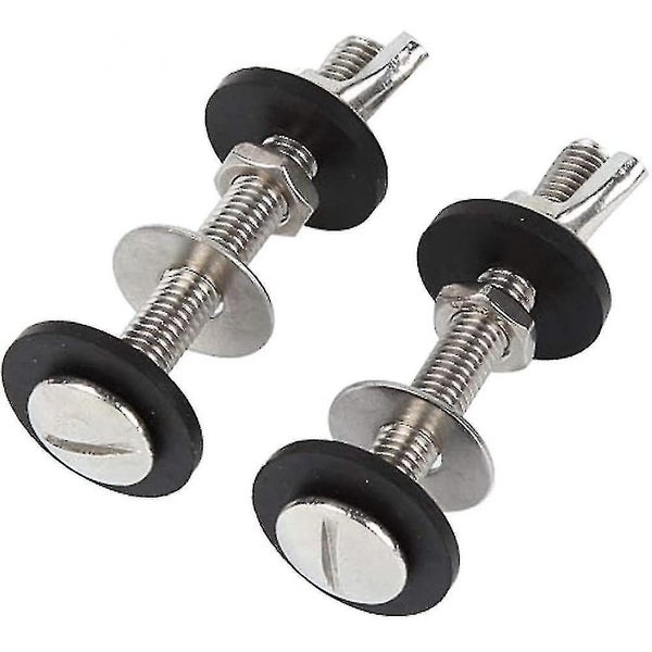 Set Of 2 Bowl Toilet Tank Bolts Stainless Steel Universal Mounting Kit With Do Carousel 4
