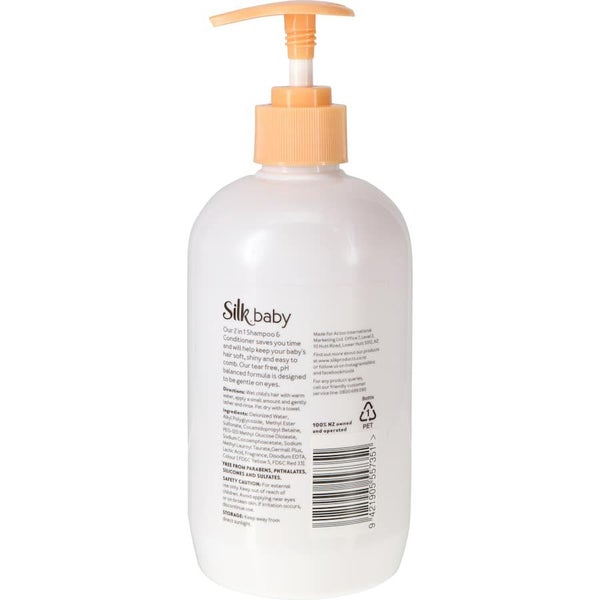 Silk Baby 2n1 Shampoo & Conditioner 500mL Carousel 2