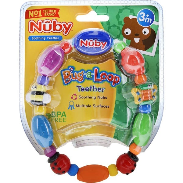 Nuby Baby Teether Bug-a-loop Carousel 1
