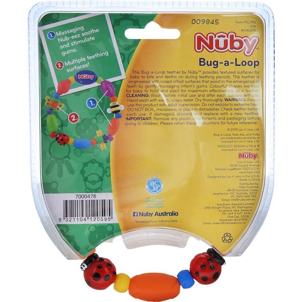 Nuby Baby Teether Bug-a-loop Carousel 2