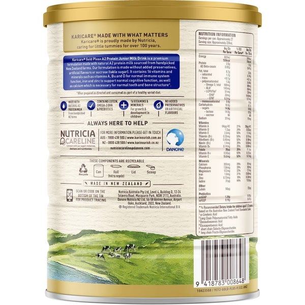 Karicare Gold Plus+ A2 Protein Junior Milk Drink From 2+ Years Carousel 2
