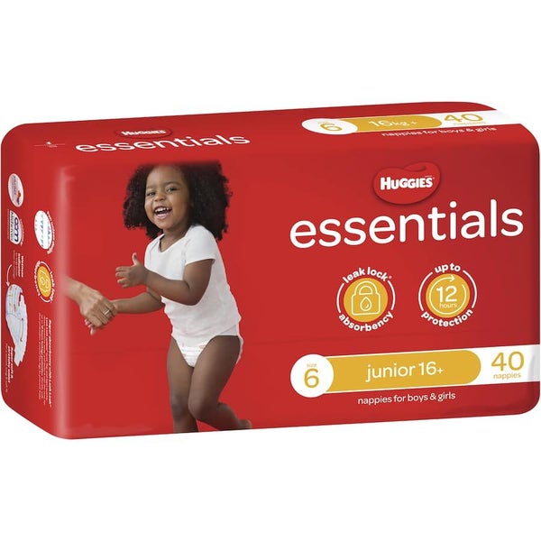 Huggies Essentials Nappies Size 6 (16+kg) Carousel 1