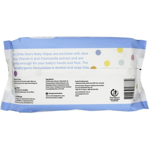 Little Ones Baby Wipes Unscented Carousel 2