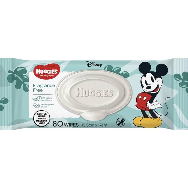 Huggies Thick Baby Wipes Fragrance Free Carousel 2
