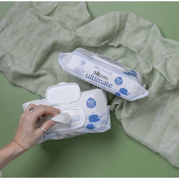 Silk Ultimate Baby Wipes Ultra Thick Carousel 8