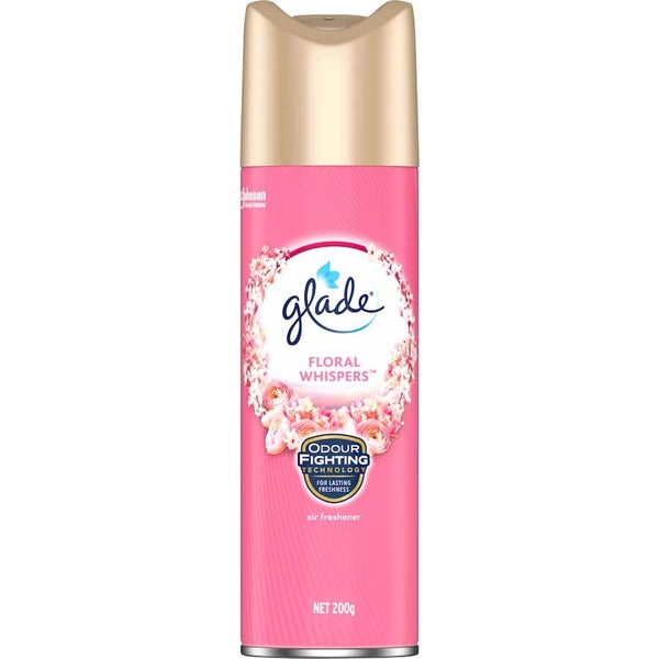 Glade Air Freshener Spray Floral Whispers Aerosol 200g Carousel 1