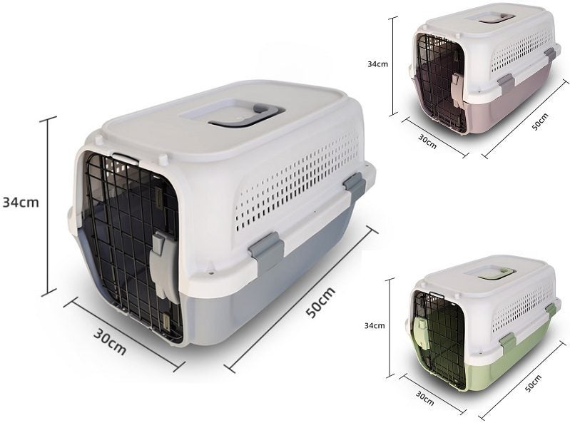50CM GREY Dog/Cat Airline Travel Cage/Carrier Carousel 2