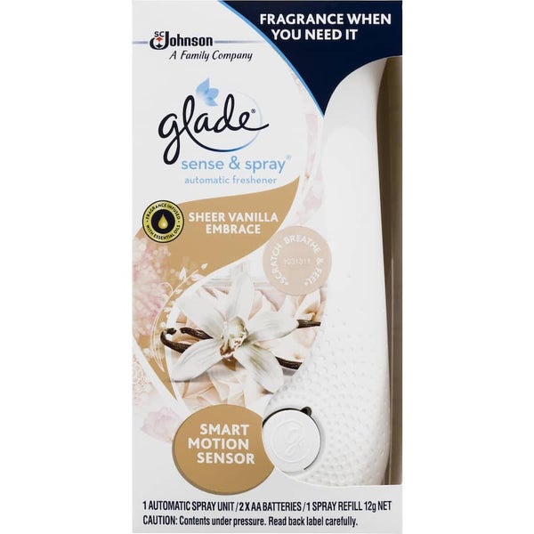 Glade Sense & Spray Automatic Spray System Vanilla Primary 12g Carousel 2