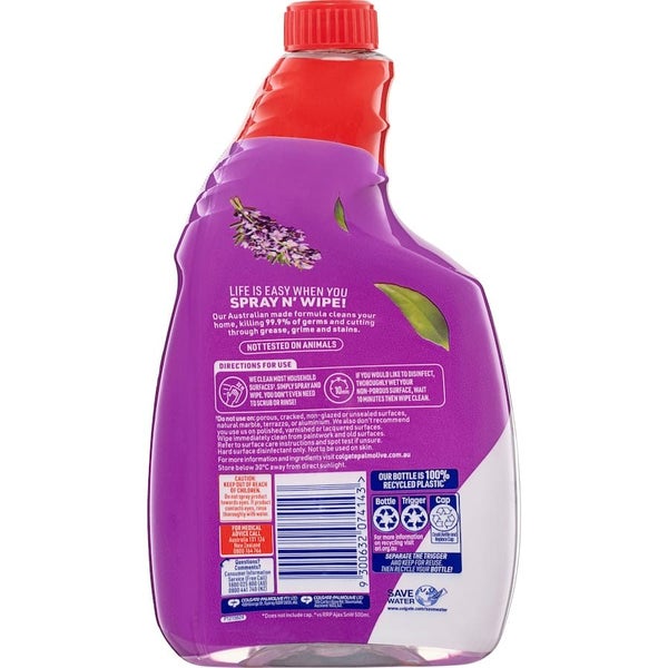 Ajax Spray N Wipe Multipurpose Cleaning Spray Refill Lavender Citrus Carousel 2