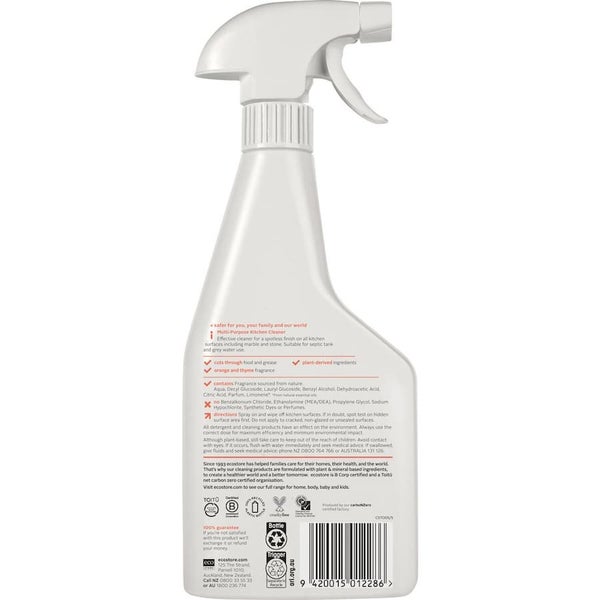 Ecostore Spray Cleaner Multi Purpose Orange & Thyme Trigger 500mL Carousel 2