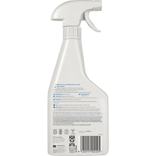 Ecostore Spray Cleaner Glass & Surface Trigger 500mL Carousel 2