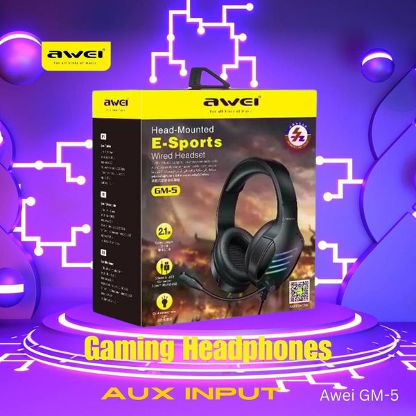 Gaming Headphones - LED Side Lights - Mic Wand - Over Ear Muffs - Great Gift!64594544984193110