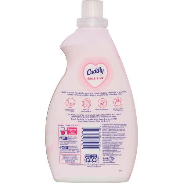 Cuddly Concentrate Fabric Softener Conditioner Sensitive Carousel 2