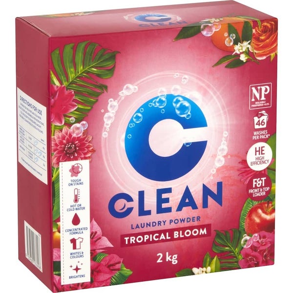 Clean Laundry Powder Tropical Bloom Carousel 1