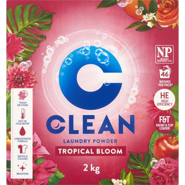 Clean Laundry Powder Tropical Bloom Carousel 2