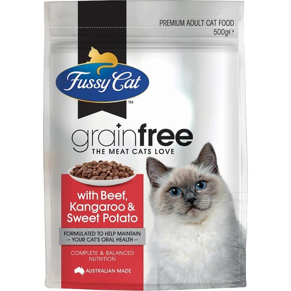 Fussy Cat Grain Free Dry Cat Food Beef & Kangaroo 500g Carousel 2