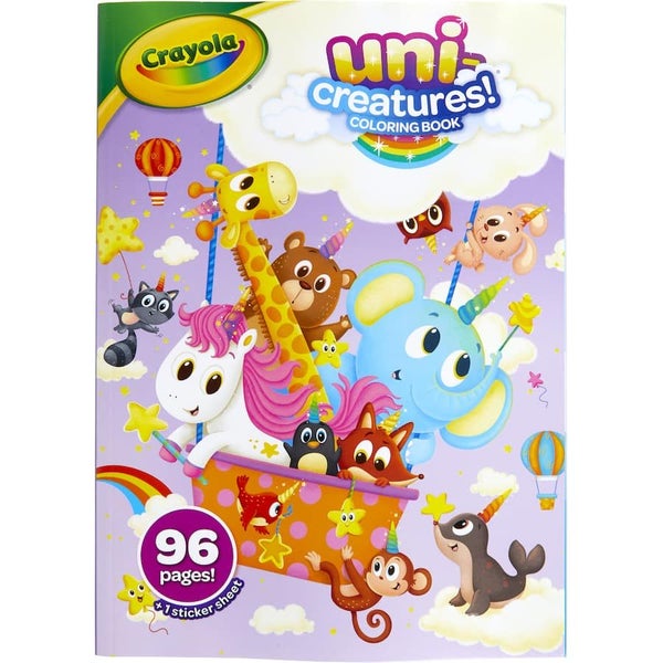 Crayola Coloring Book Uni-creatures 96pg Carousel 1