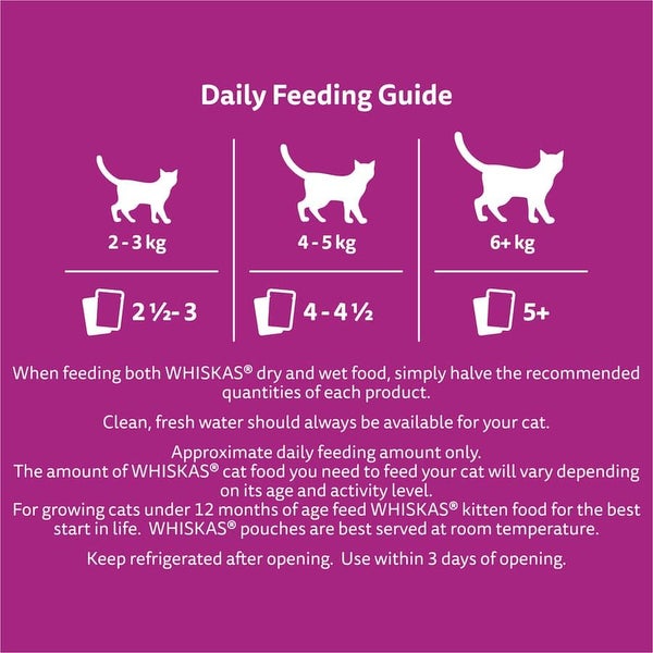 Whiskas Wet Cat Food Mixed Favourites In Gravy Pouch 18x85g Carousel 10
