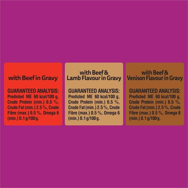 Whiskas Wet Cat Food Beef Favourites In Gravy Pouch 18x85g Carousel 11