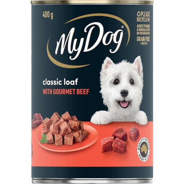 My Dog Wet Dog Food Gourmet Beef Classic Loaf Carousel 1