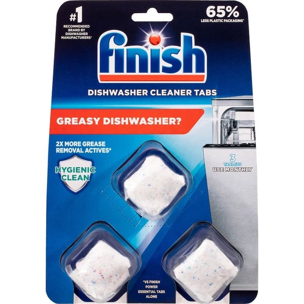 Finish Dishwasher Cleaner Tablets 3pack Carousel 1