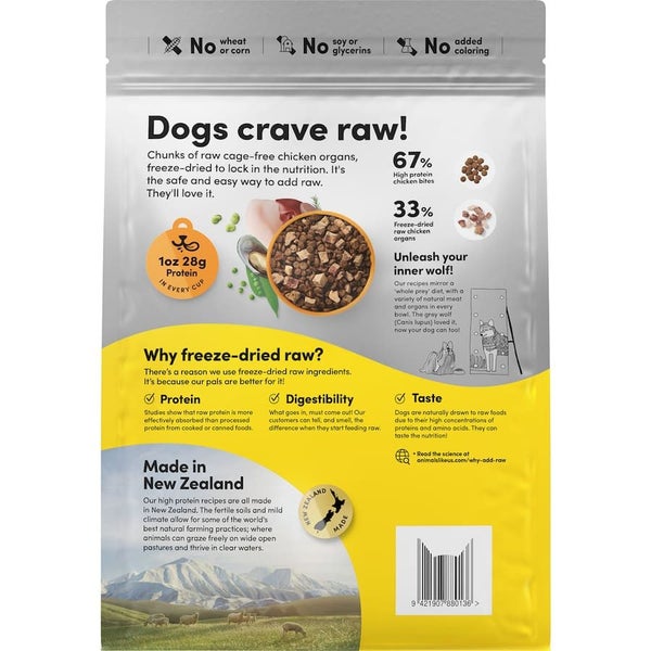 Animals Like Us Dry Dog Food Raw Mix 33 Cage Free Chicken Carousel 2