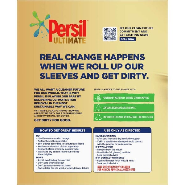 Persil Front & Top Loader Laundry Powder Ultimate 2kg Carousel 2
