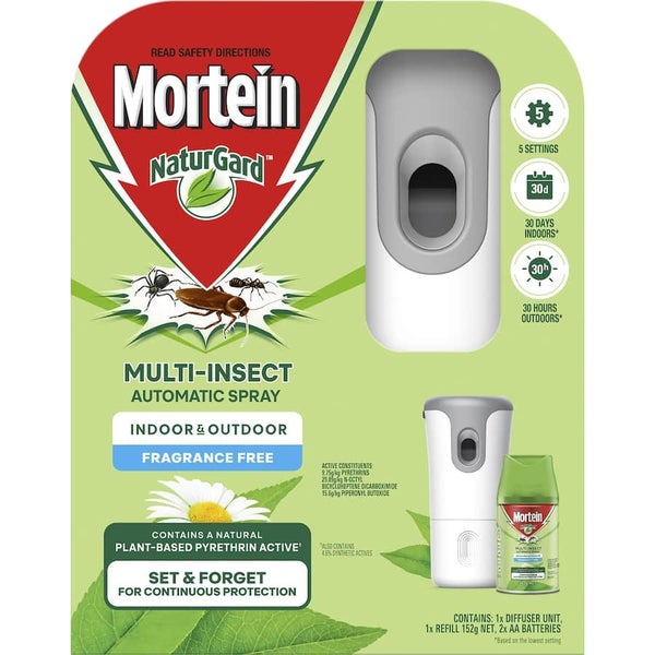 Mortein Naturgard Automatic Insect Control Indoor & Outdoor System Carousel 1