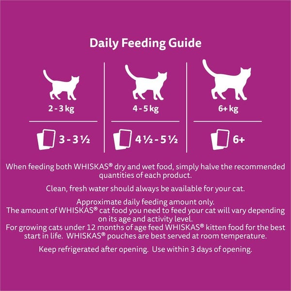 Whiskas Wet Cat Food Tuna Favourites Jelly Pouch 18x85g Carousel 8