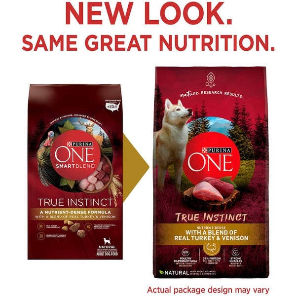 Purina One True Instinct Dry Dog Food Turkey Venison Carousel 2
