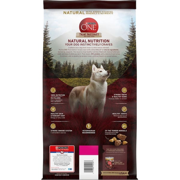Purina One True Instinct Dry Dog Food Turkey Venison Carousel 3
