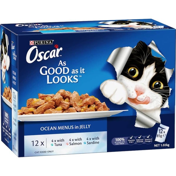 Oscar Wet Cat Food Ocean Menu In Jelly Carousel 1