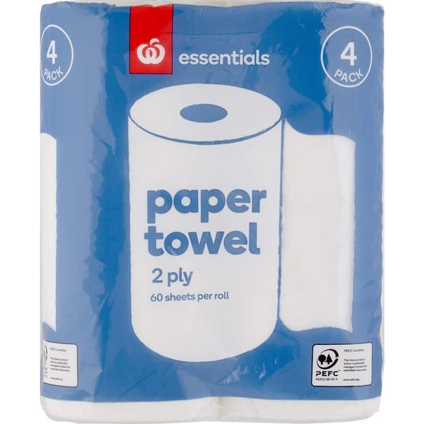 Essentials Paper Towels Chubb 4pack Carousel 2