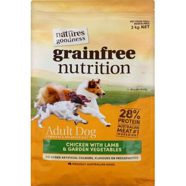 Natures Goodness Grain Free Dry Dog Food Chicken With Lamb Carousel 2