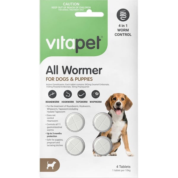 Vitapet Pet Care Dog & Puppy Worm Treatment Carousel 1