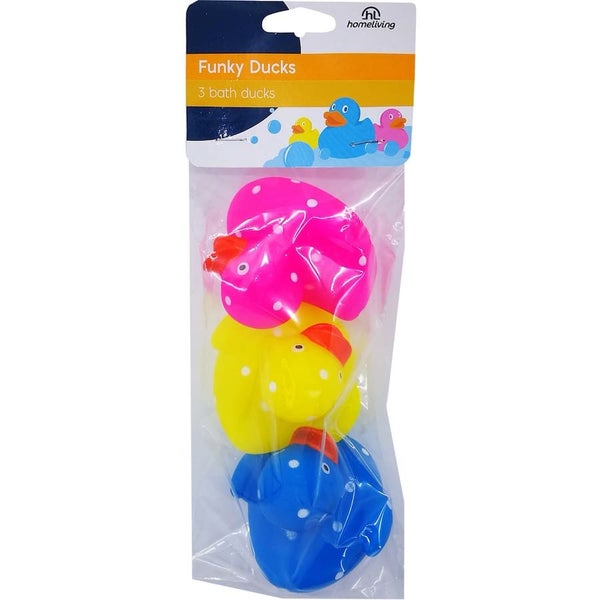 Homeliving Bath Toys Funky Ducks 3pack Carousel 1