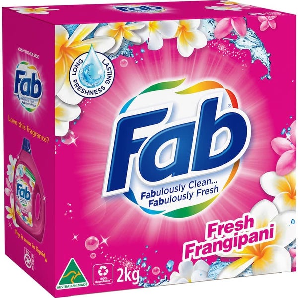 Fab Laundry Detergent Powder Fresh Frangipani Carousel 1