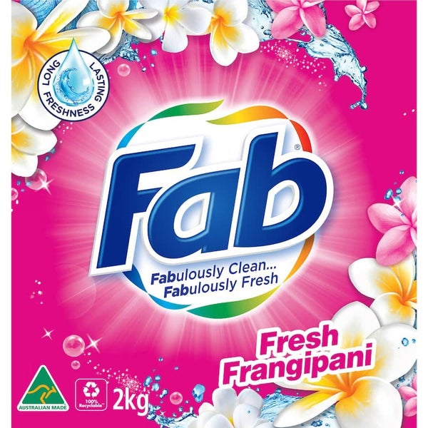 Fab Laundry Detergent Powder Fresh Frangipani Carousel 2